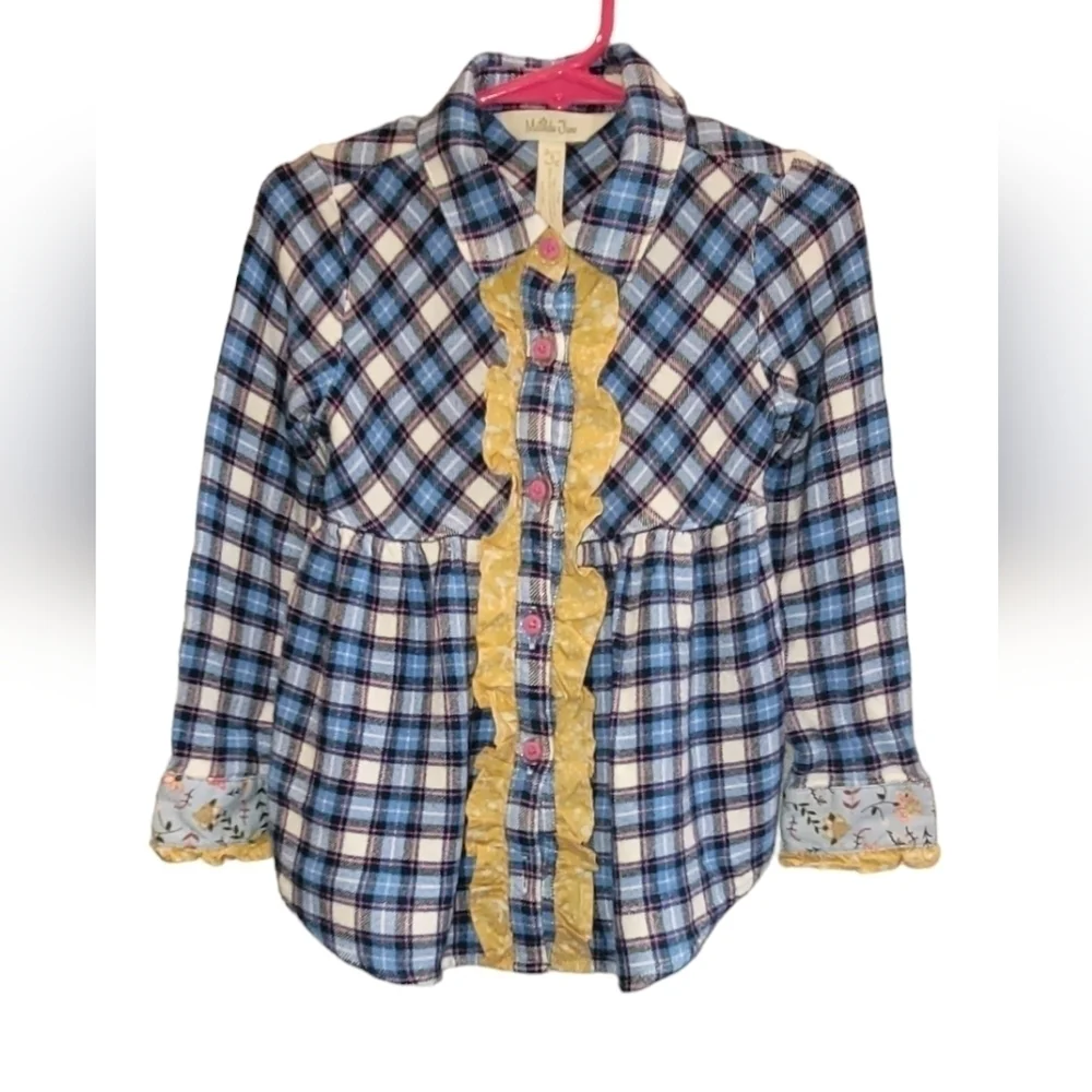 Matilda Jane Floating Away Flannel Long Sleeve Tunic